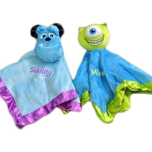 Monsters Sulley Mike Plush Soft blanket toys Children Gifts toys baby soft cartoon blanket toy