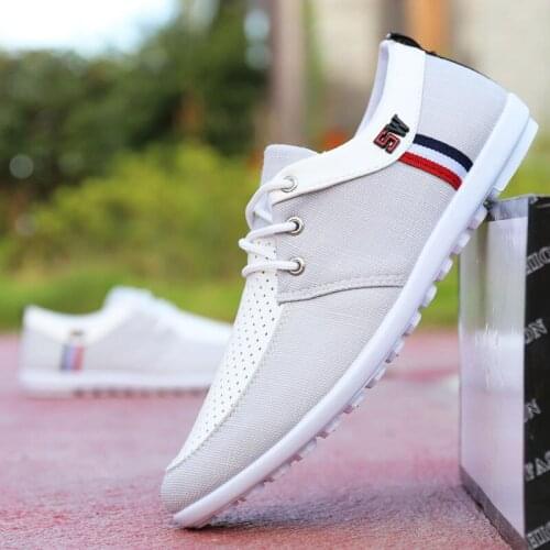 2021 Spring And Summer Hot Sale Mens Shoes Korean Version Of All-Match Casual Peas Shoes Linen Mens Loafers Driving Shoes
