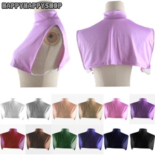 New Women Fake Collar Muslim Islamic Hijab Neck Chest Covers Turtleneck Scarf Bibs False Collars Arab Saudi Clothing Accessories