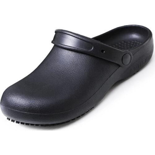 Hotel Restaurant Kitchen Chef Shoes Non-Slip Waterproof Oil-Proof Kitchen Work Shoes Slip-On Resistance Kitchen Shoes Size 36-45