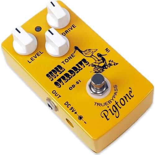 Pigtone PP-21 New Overdrive Effect Pedal Electric Guitar Accessories Effects Pedals Real Bypass