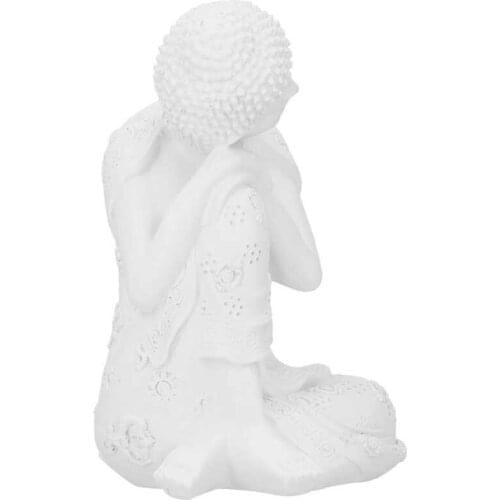 Sleeping Buddha Resting Decorative Statue Sleeping Buddha Sculpture Moisture‑Proof Lightweight for Home Garden Desktop Office