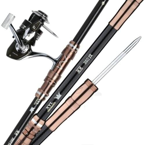 Carbon Fiber 2.1M 2.4M 2.7M 3.0M 3.6M 3.9M Telescopic Fishing Rod Rock Wedkarstwo Olta Spinning Sticks Raft Boat Fishing Canne