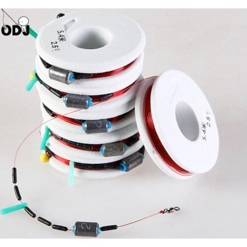 10pcs High Strength Durable Superfine Nylon Fishing Line Group Strong Toughness Fishing Lures Line Group 2.7M-8.1M Wire 0.8-5.0