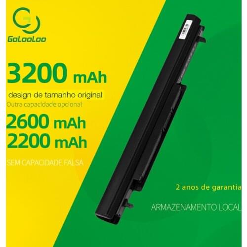 Golooloo 4 Cells 14.8V Laptop Battery A31-K56 A32-K56 A41-K56 A42-K56 for Asus K56C A46C S550C S46 S46C K56V K56CA/CB/CM S56C