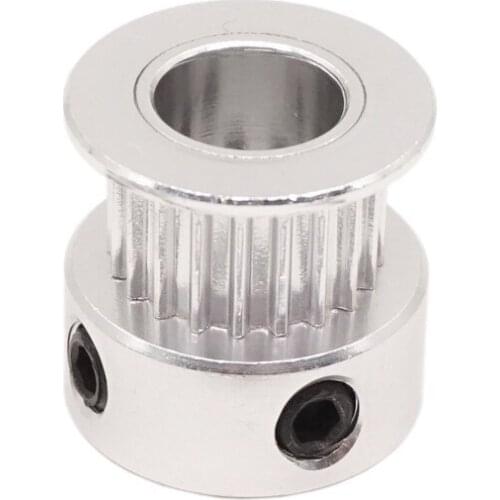 3D Printer Accessories Parts, Gt2 Pulley 20 Teeth 8mm Hole 2 Synchronous Pulley Gt2 Motor Drive Gear