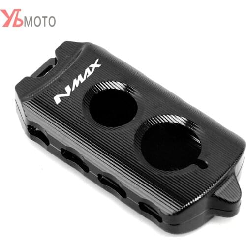 Motorcycle Accessories CNC Aluminum keychain key Case Remote Control Bag FOR YAMAHA NMAX 125 155 NMAX155 NMAX125 2018 2017 2016