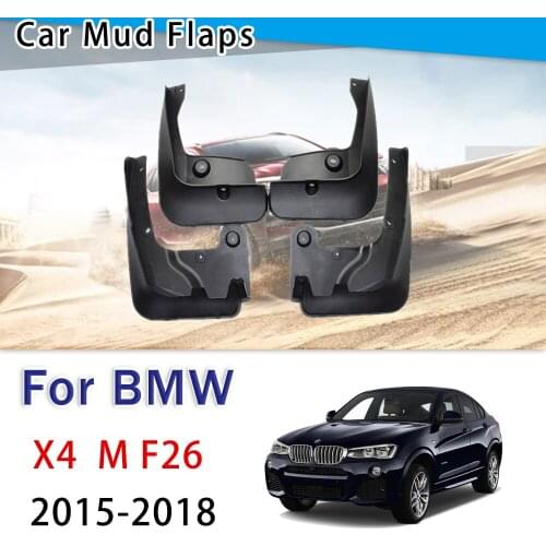 For BMW X4 F26 2015-2018 Mudflap Front Rear Car Mudguard Mudflap Fender Mud Guard Flaps Splash Flap Mudguards Accessories