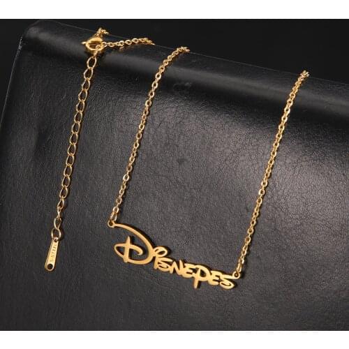 Cazador Customized Name Necklace for Women Girls Stainless Steel Personalized Neck Chains Birthday Anniversary Gifts 2021