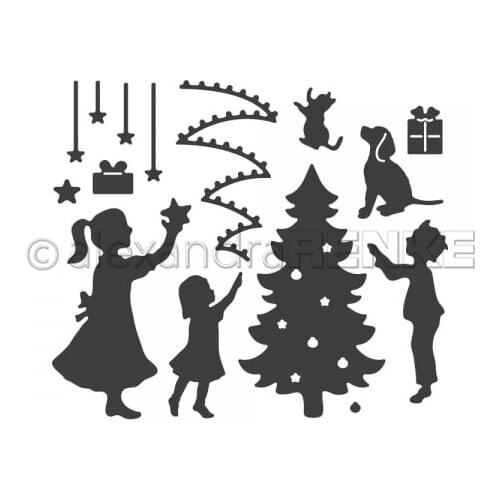 CH 2020 New Arrival Christmas Gift Tree Metal Cutting Dies 3D DIY Scrapbooking Carbon Sharp Craft Die Photo Invitation Cards