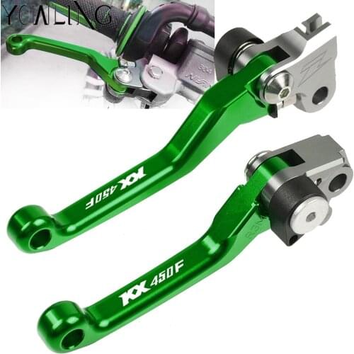 For Kawasaki KX 450F KX450F 2006 2007 2008 2009 2010 2011 2012 Motorbike CNC Dirt Bike handle Levers Folding Brake Clutch Lever