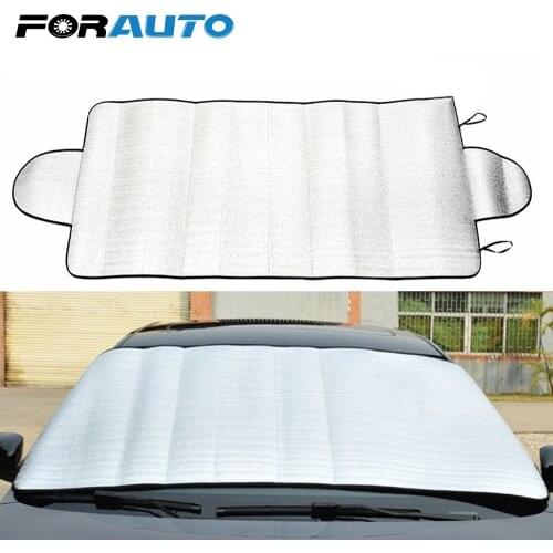FORAUTO Car Windshield Sun Shade Windshield Film Sun Reflective Shade Foldable UV Protect Car Styling Durable