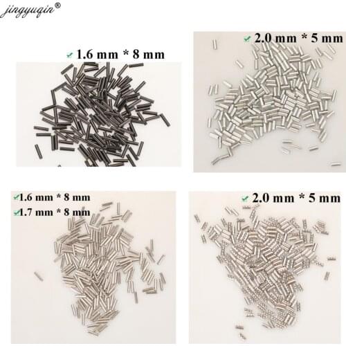 Jingyuqin 200pcs Metal Flip Remote Car Key PIN Fixing Screws Retaining Pins Auto Folding Key Blade Fixing Connector Black White