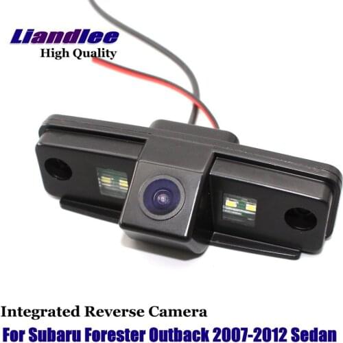 Liandlee Car CCD Night Vision Backup Rear View Camera Parking Reverse Cameras For Subaru Forester Outback 2007-2012 Sedan Tribec