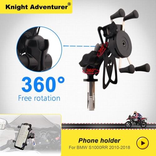 Motorcycle GPS Mobile Phone Holder For BMW S1000RR S1000 RR S 1000 RR 2010-2018 Motorbike X-Grip Smartphone Support