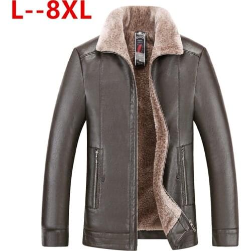 8XL 6X Winter luxurious Brand Genuine Leather Jacket Men New Style Luxury Lapel Collar Male Leather Suits For Men Sheepskin Jack