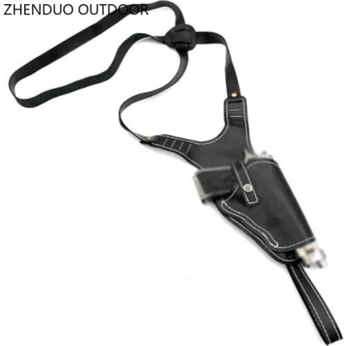ZHENDUO OUTDOOR Leather Tactical Concealed Carry Shoulder Holster
