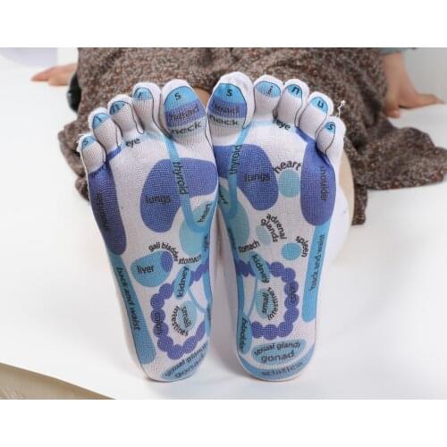 New fashion Chinese style foot hole socks foreign trade sole English meridian socks printed socks harajuku art socks