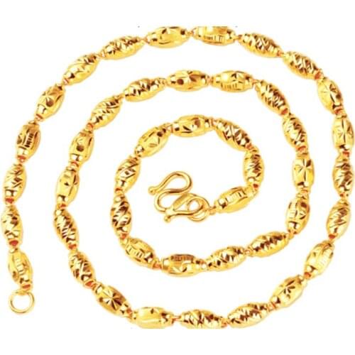 Charming 6mm mens marry color necklace 18" 24"