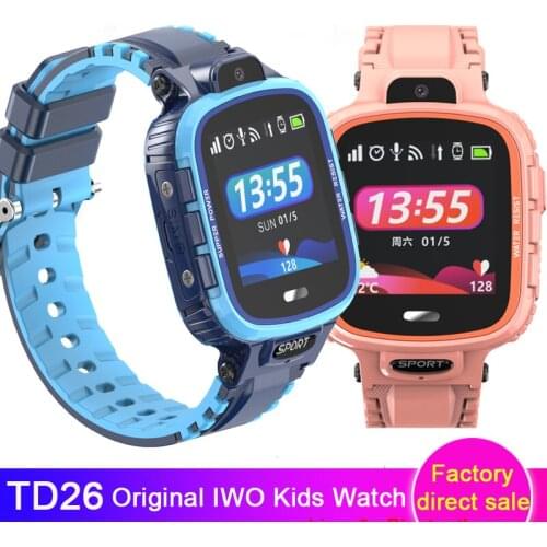 Original TD26 Kids Smart Watch IP67 Waterproof GPS WIFI Baby Tracker Camera SOS Monitoring Positioning Children Smartwatch