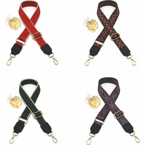 Nylon Rainbow Bag Strap Handbag Belt Wide Shoulder Bag Strap Replacement Strap Accessory Bags Part Adjustable Belt For Bag obag