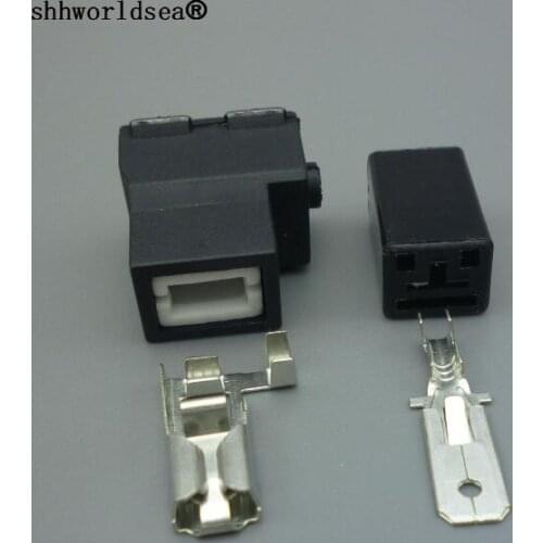 Shhworldsea 1set HID Xenon Headlamp Bulb H1 h1 Female male Plugs Connectors Sockets Car