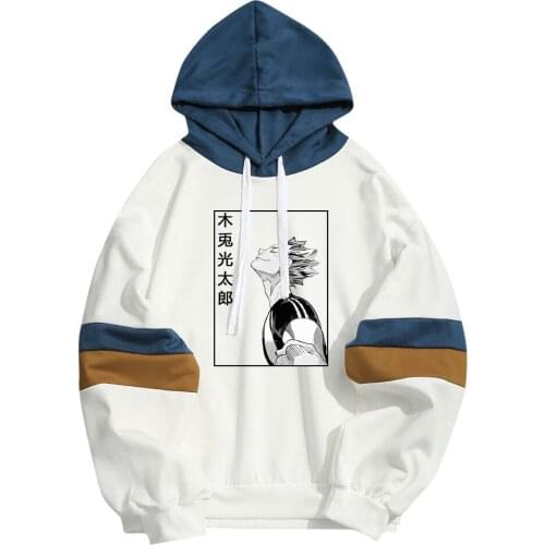 Anime Streetwear Haikyuu Captains Kotaru Bokuto Chibi Hair Men Women Hoodies Sweatshirt Streetwear Dropship Clothing