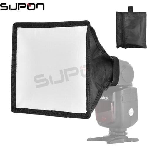 Supon Universal 15x17 cm Light Flash Diffuser Foldable Softbox For flash Speedlite on Camera