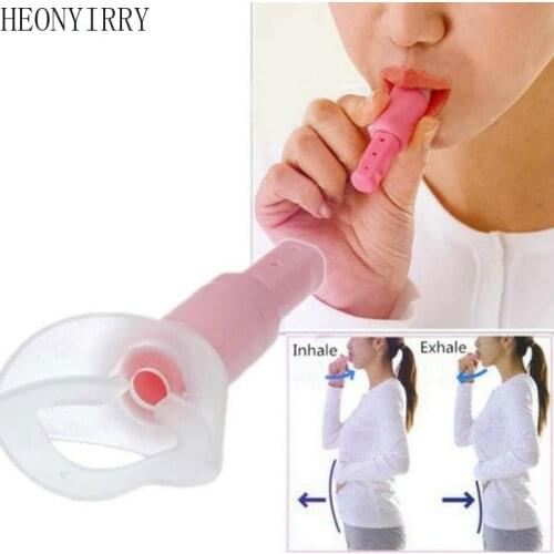 Just 5 Minutes Fat Burner Abdominal Breathing Trainer Slimming Body Waist Increase Lung Capacity Face Lift Tools For Weight Loss