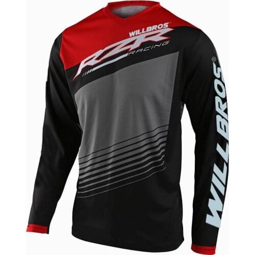 High Quality Willbros Adult GP Jersey Polaris Rzr Long Sleeve Motorcycle Motorbike Motocross Summer T-shirt