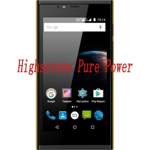Smartphone Tempered Glass for Highscreen Pure Power 9H Explosion-proof Protective Film Screen Protector cover phone
