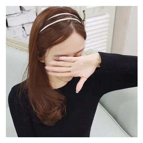 1Pc Cute Dot Dots lip print flower Bunny Rabbit Ear Ribbon Headwear Hairband Metal Wire Scarf Headband Hair Band Accessories