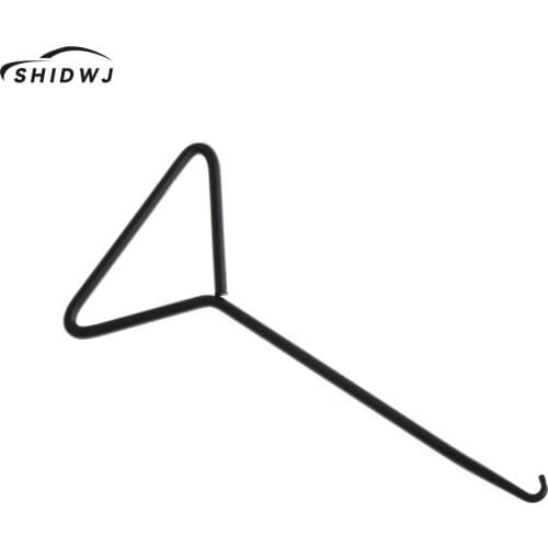 1pc Motorcycle Bicycle T-Handle Spring Hook Accessories & Parts Exhaust Stand Puller Stainless Steel Tools 175*82mm