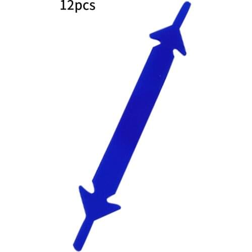 12pcs/pack Kids Lazy Elastic No Tie Shoe Lace Sneaker Accessories Gift Band Strings Student Silicone Shoelaces One Size