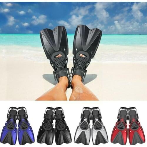 2021 New Adjustable Diving Swimming Silicone Fins Adult And Supplies Woman Professional Man Diving Diving Equipment J2R9