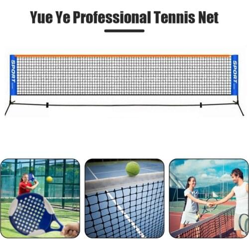 2021 portable folding beach net simple 3m/4m/5m/6m tennis net badminton net outdoor training