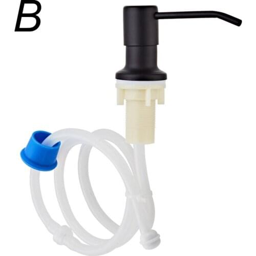 304 Stainless Steel Sink Soap Dispenser Kitchen Tap Bathroom Faucet Extension Tube Press Pump Head Home Hardware Pendant