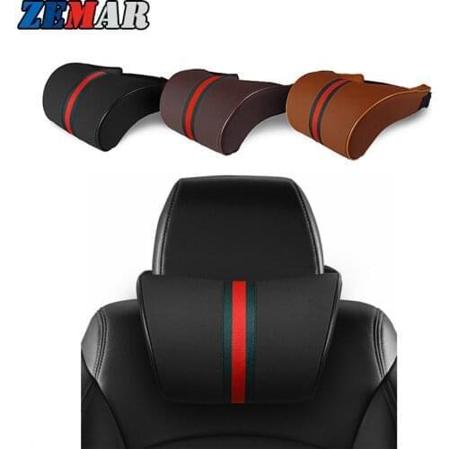 Car Neck Pillows Seat Support Cushion Protector For VW Passat B8 B7 B6 B5 CC Volkswagen Touareg Scirocco Tiguan mk2 2017 2019