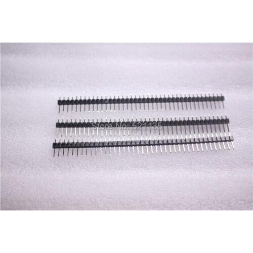 Free shipping 10pcs 40 1X40pin Single Row Straight Male 2.54mm Breakable Pin Header connector