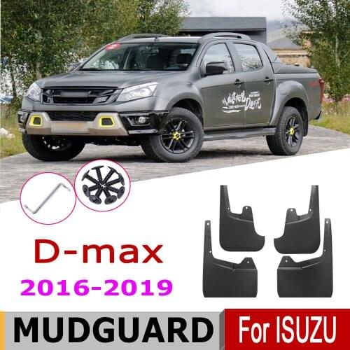 Molded Car Mud Flaps For Isuzu DMax D max 2WD 4WD 2011-2019 Holden Colorado 7 V Cross 4x4 Mudflaps Splash Guards Flap Mudguards