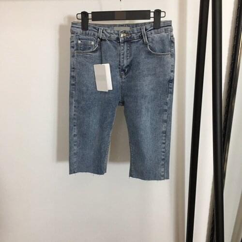 Levlmoly Design 2020 Bs New Simple Versatile Denim Shorts Fashion Five-point Pants