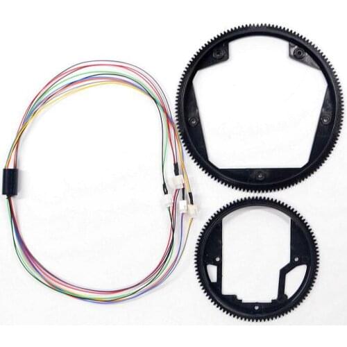 6.0/6.0S/6.1S/7.0 Turret 360 Degree Infinite Rotation Electric Slip Ring/Steering Gear Upgrade Parts for 1/16 RC Tank Model