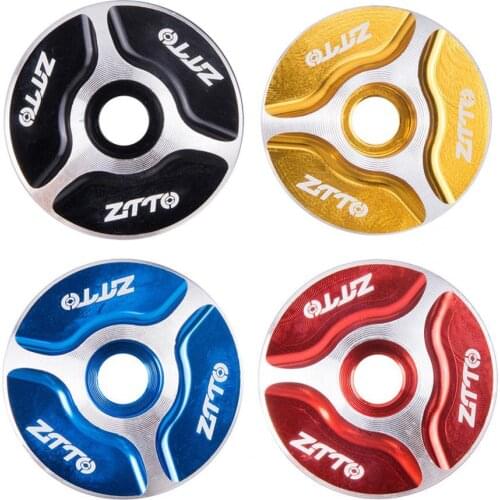 Bicycle Stem Cover Round Aluminum Alloy Bike Stem Cover Fork Tube Cap for MTB Road Bike Bicycle Parts