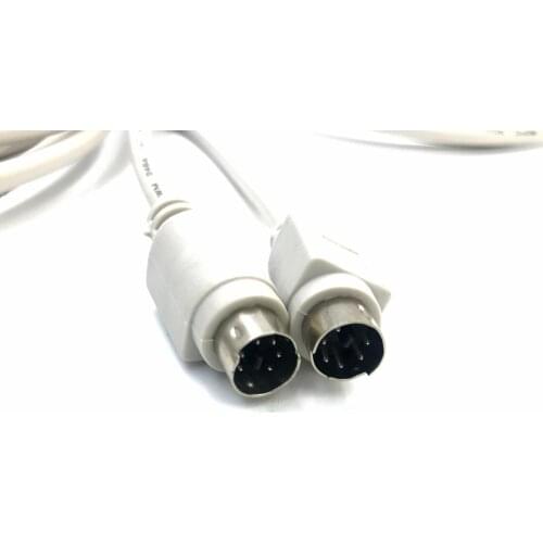 1.2M PS2 PS/2 Keyboard Mouse Male To male Extension Cable Lead 6 Pin Motherboard Mouse for Mouse Keyboard IC Card Reader AQJG
