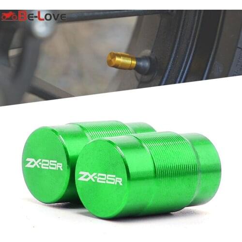 Motorcycle Aluminum Accessorie For KAWASAKI Ninja ZX25R 2020 2021 ZX 25R ZX-25R Wheel Tire Valve Stem Caps CNC Airtight Covers