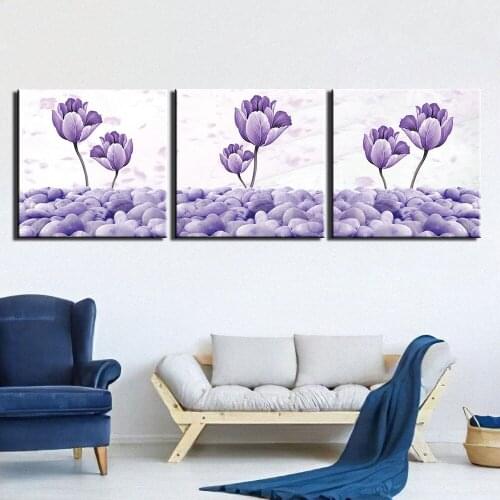 Wall Art 3 Pcs Canvas Painting Wall Art Still life flower Poster Print Wall Picture for Living Room Home Decoration