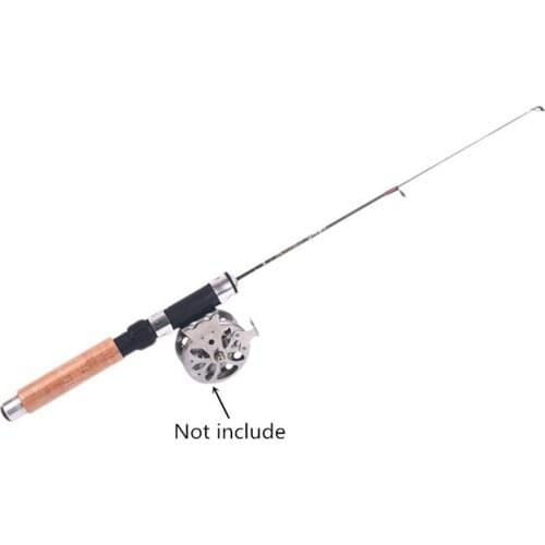 Wholesale Carbon Fiber Telescopic Fishing Rod 64cm Shrinkable 3 Section Winter Fishing Specialized pesca Rod