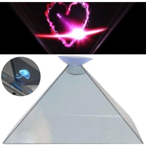 2020 new 3D Hologram Pyramid Display Projector Video Stand A1U6