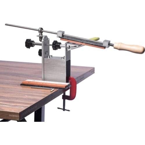 Newest Portable Rotation 360 degree pencil knife KME knife sharpener system 3 whetstone (120# ,600# ,1500# )