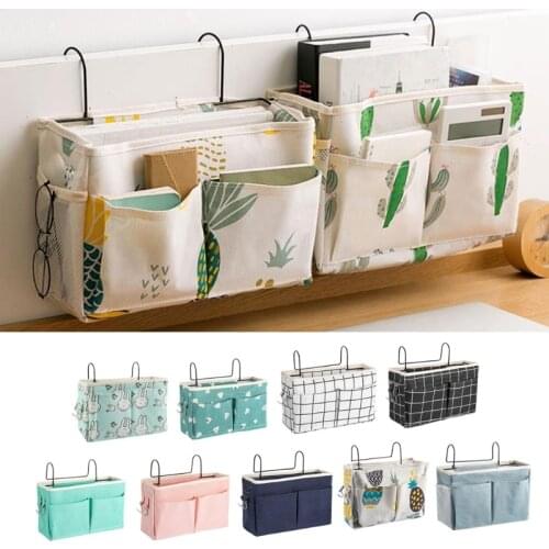 Portable Baby Care Essentials Hanging Organizers Crib Storage Cradle Baby Crib Organizer Diaper Bag Linen Baby Bed Accessories
